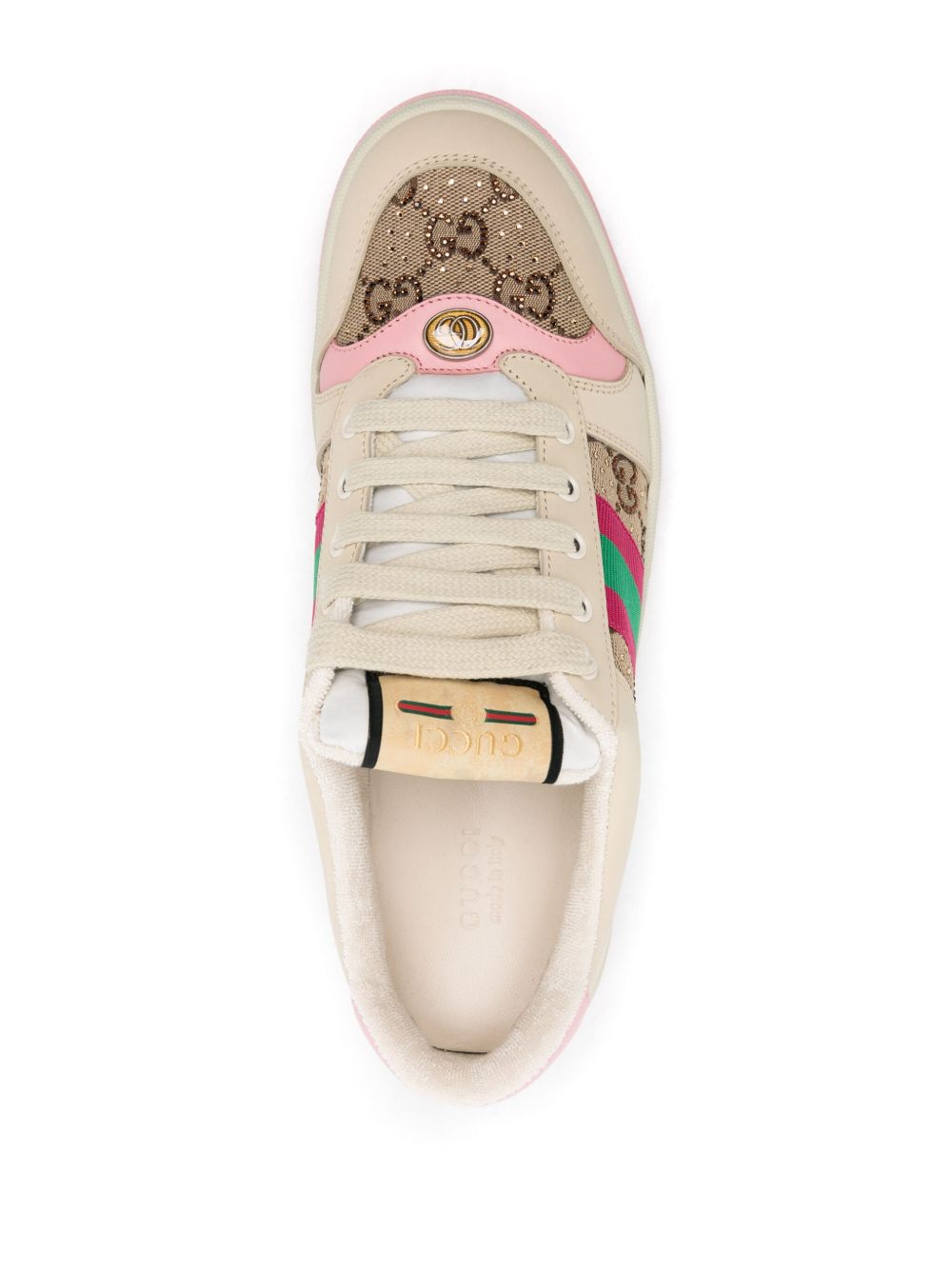 Gucci Sneakers Pink Cotton Polyester