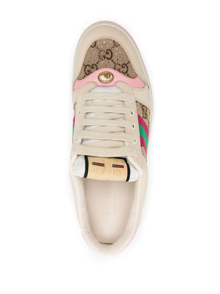 Gucci Sneakers Pink Cotton Polyester