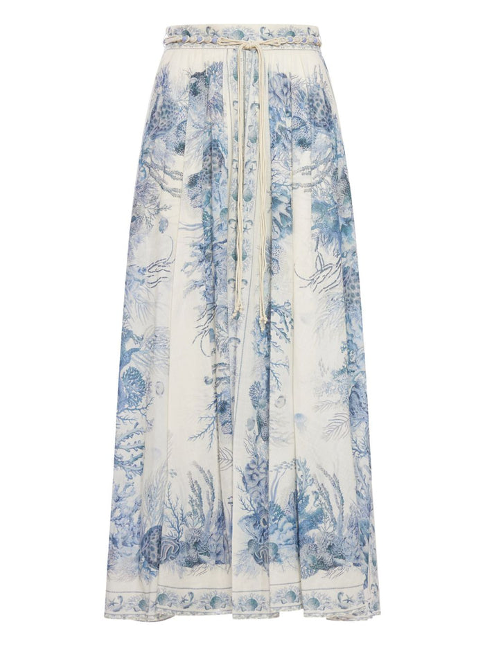 Zimmermann Skirts White Cotton