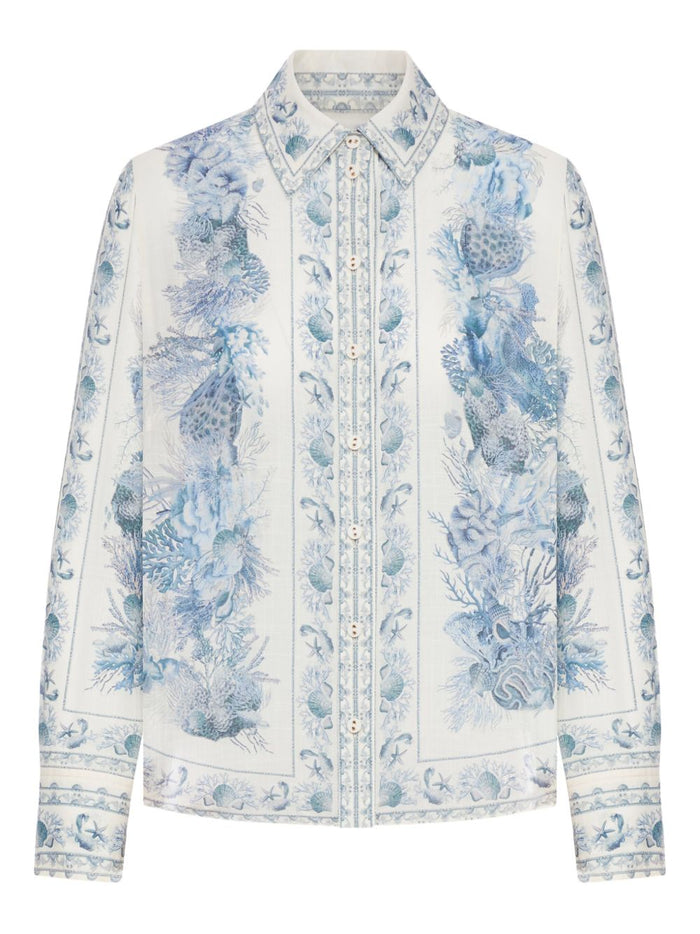 Zimmermann Shirts White Cotton