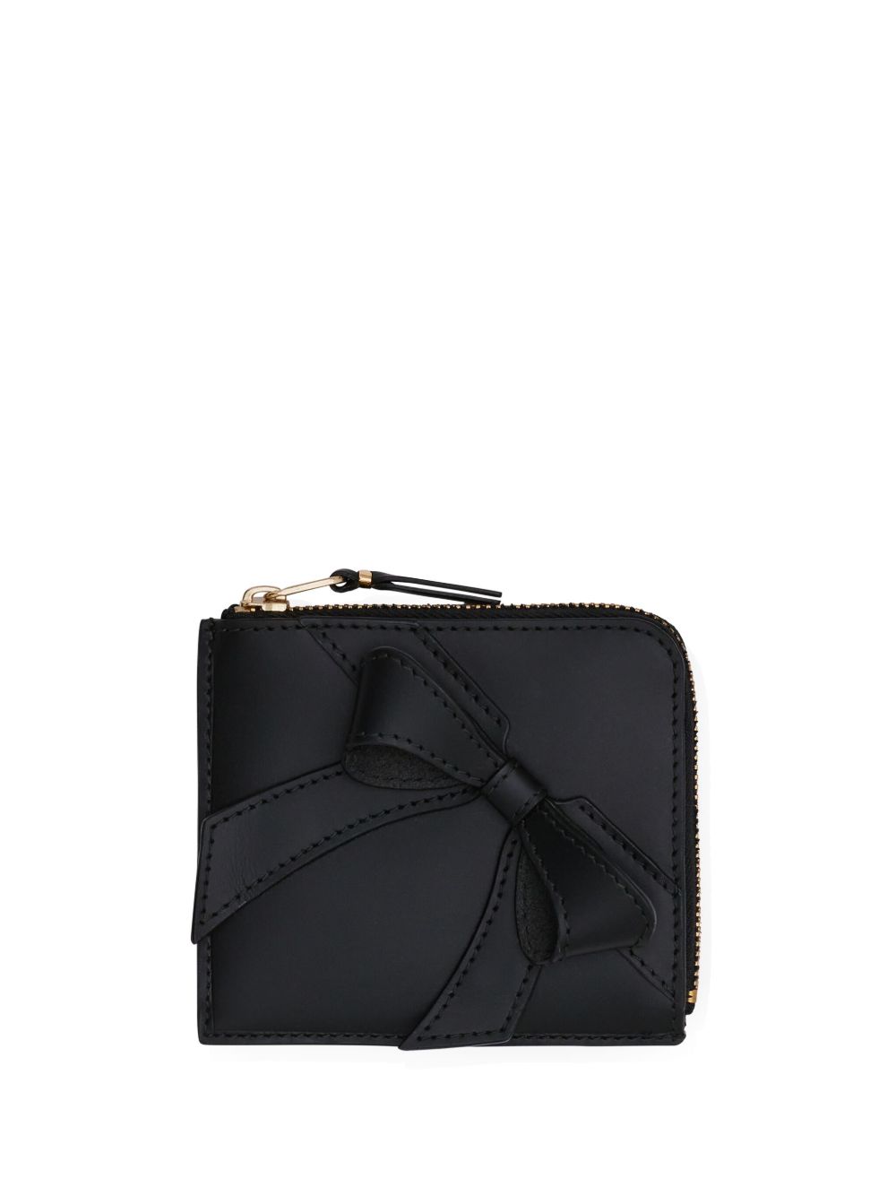 Comme Des Garcons Wallets Black Cowhide