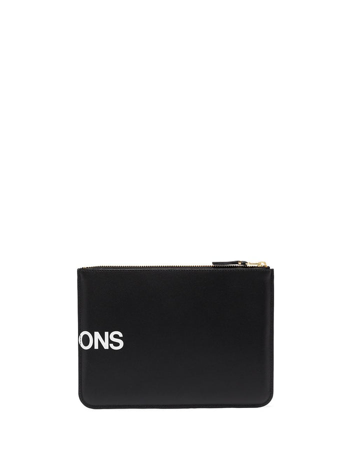 Comme des Garcons Wallets Black Cowhide Leather