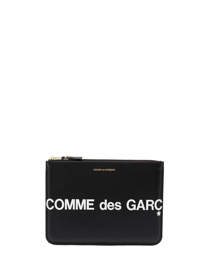 Comme des Garcons Wallets Black Cowhide Leather