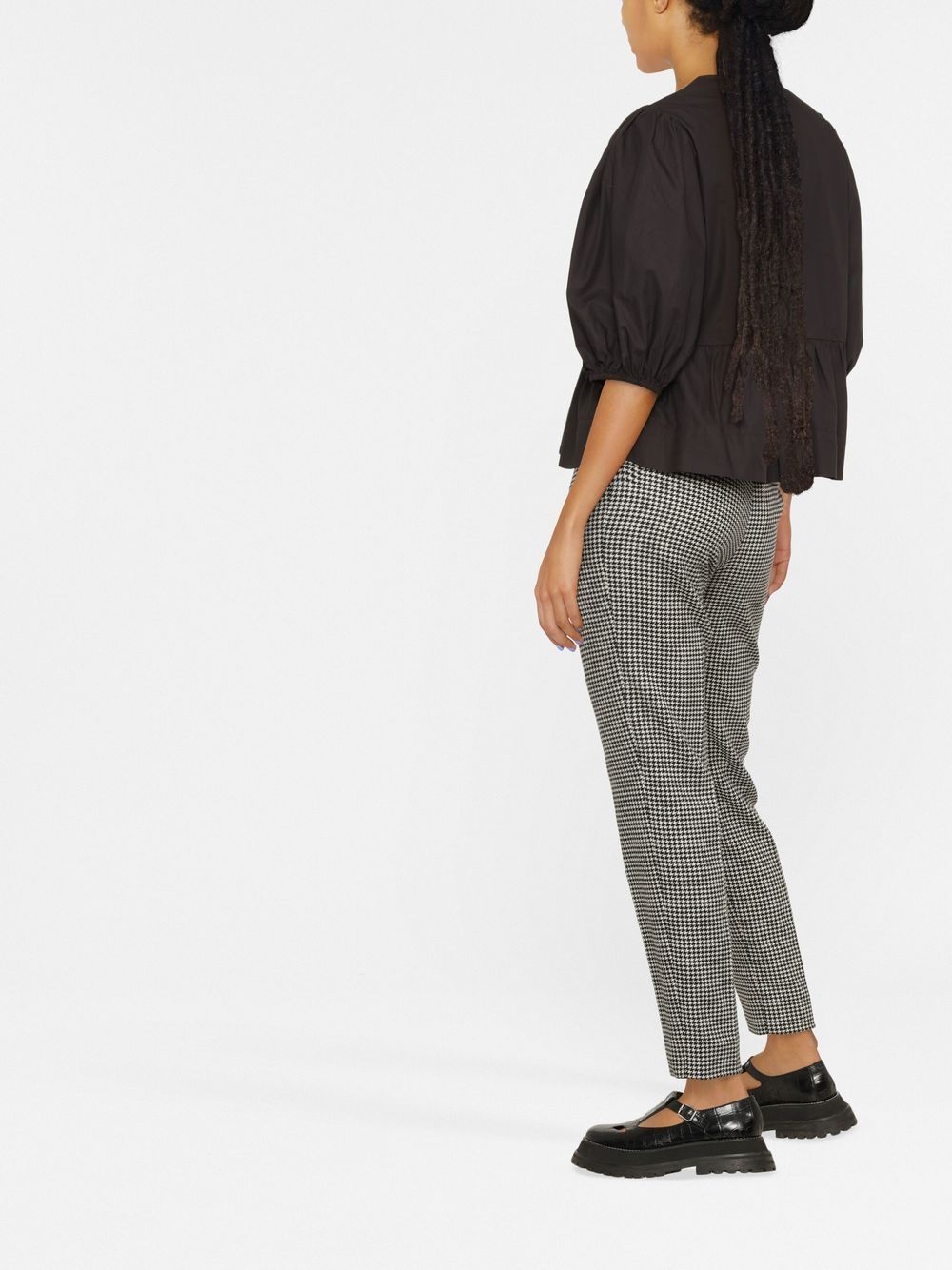 GANNI Top Black Organic Cotton