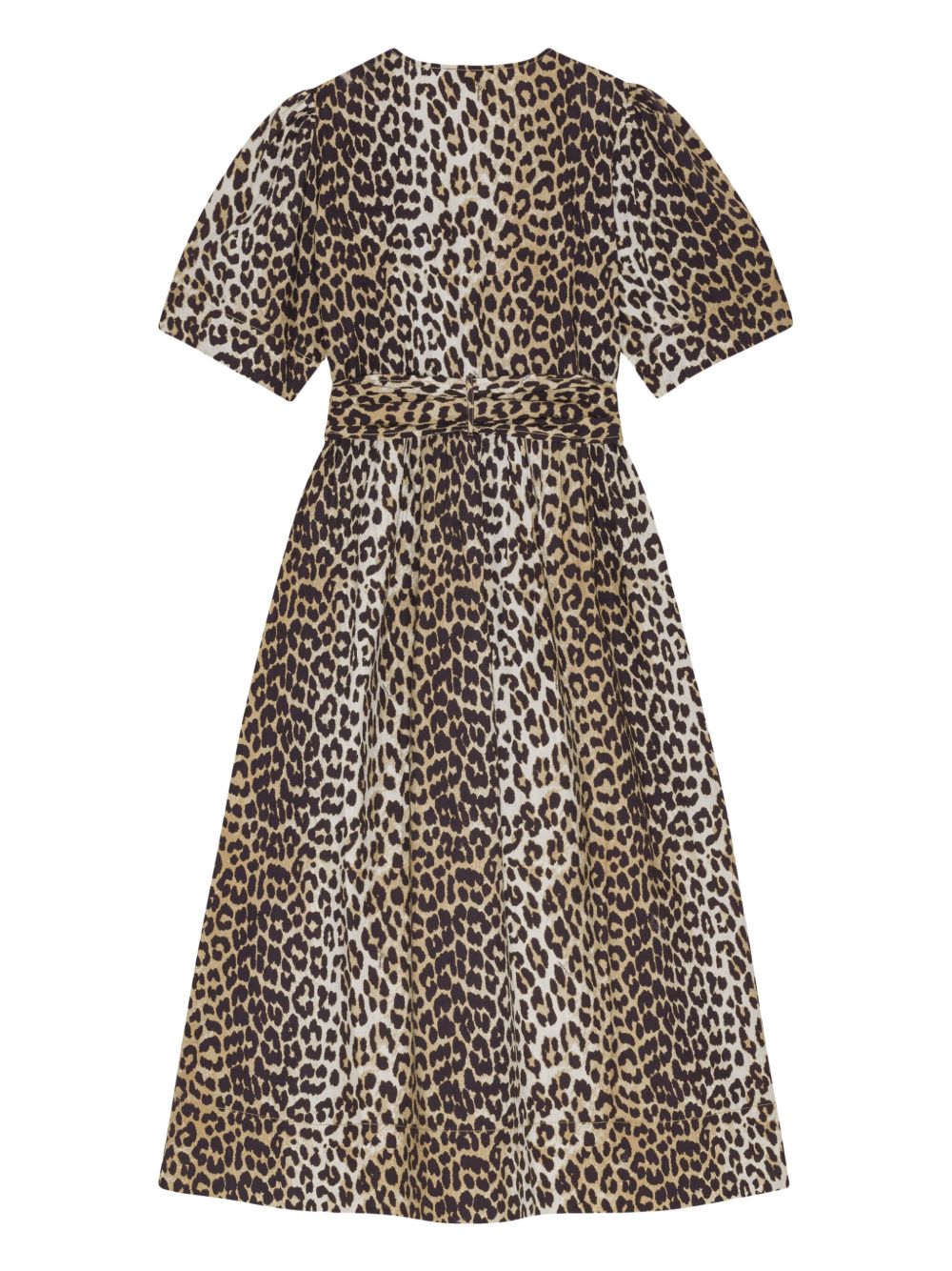 GANNI Dresses Brown Organic Cotton