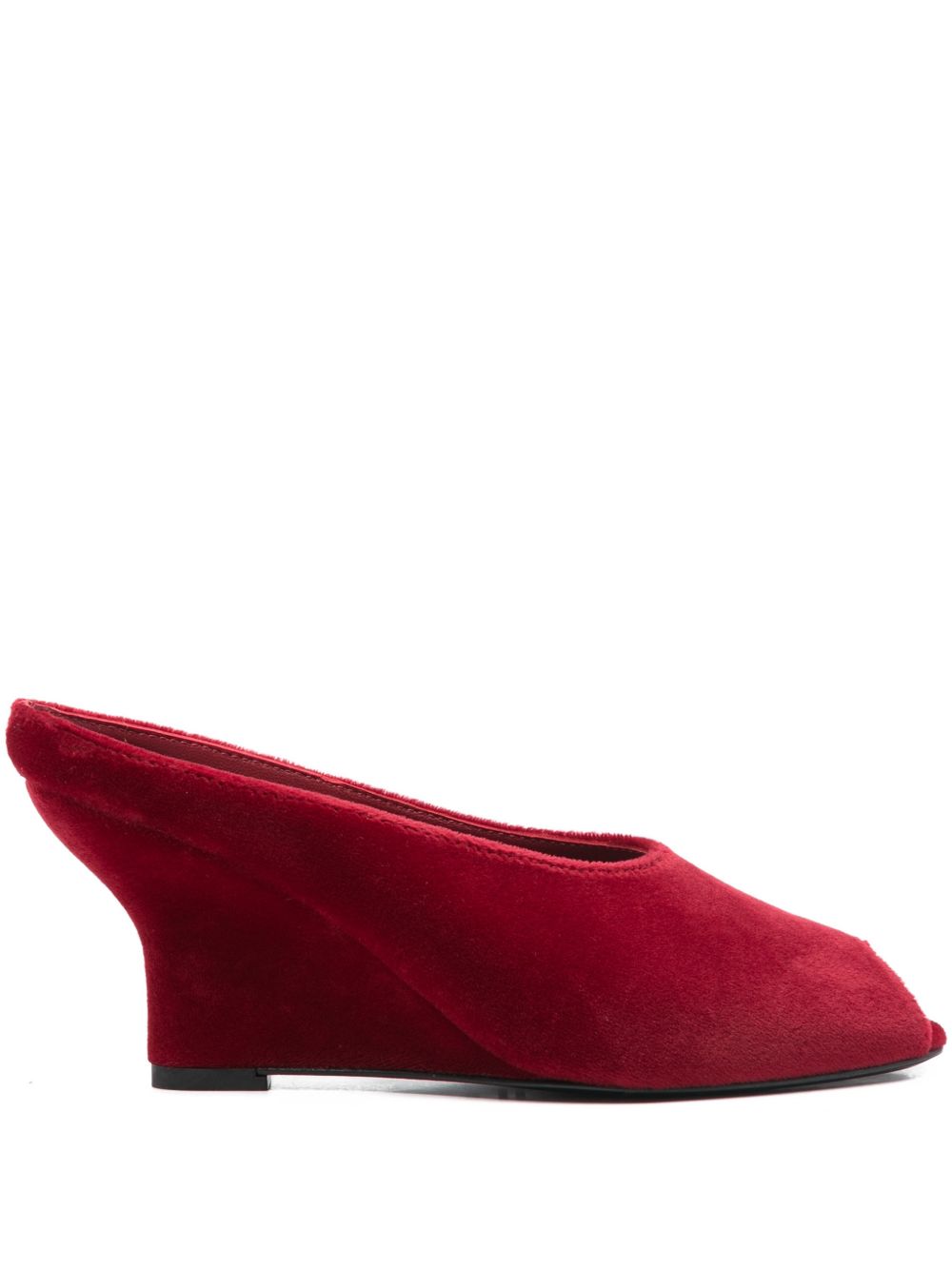 TOTEME PRE Sandals Red Velvet