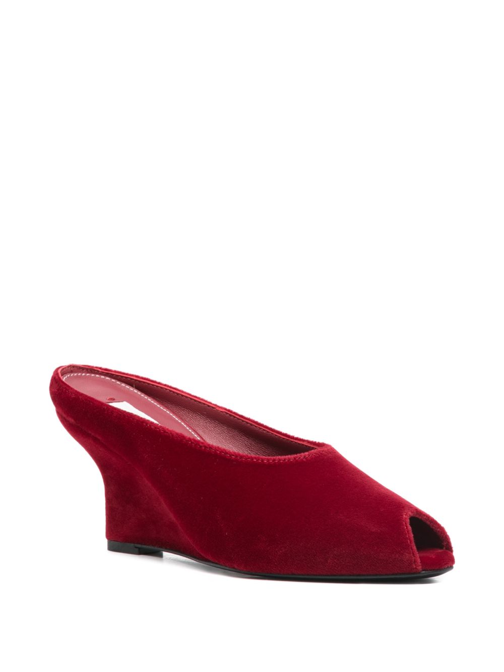 TOTEME PRE Sandals Red Velvet