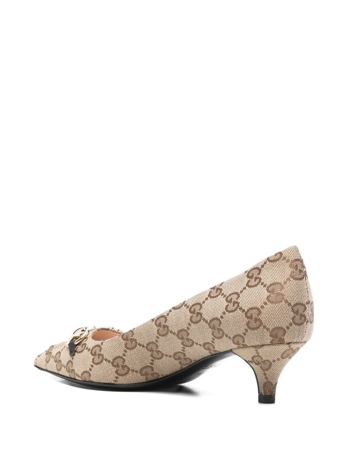 Gucci With Heel Beige Polyester Cotton Polyamide