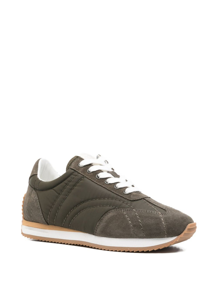 TOTEME PRE Sneakers Green Outer: Calf Suede