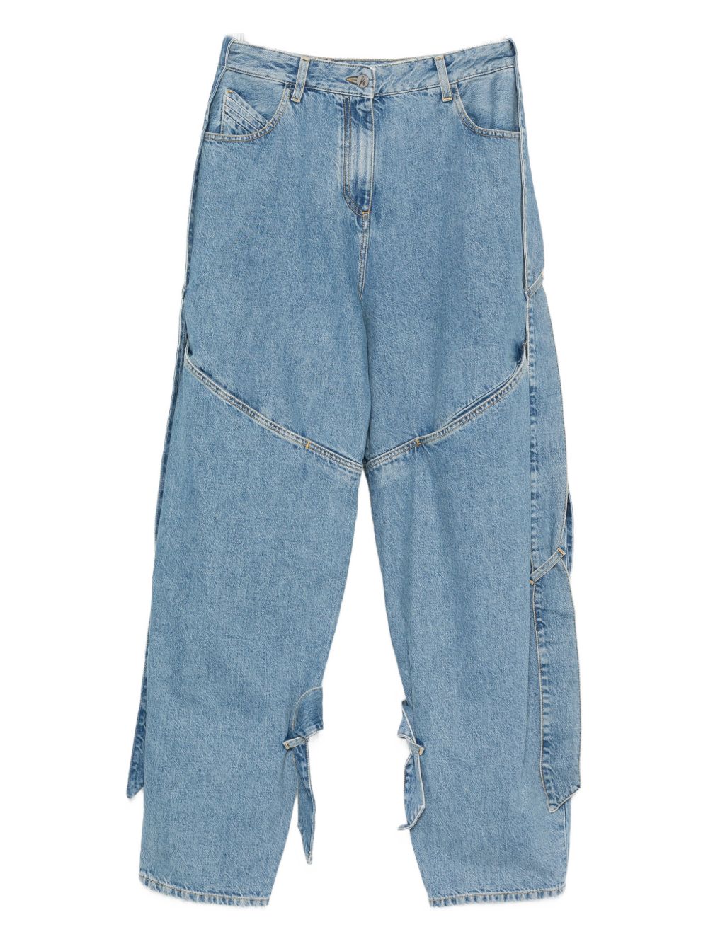 The Attico Jeans Clear Blue Cotton