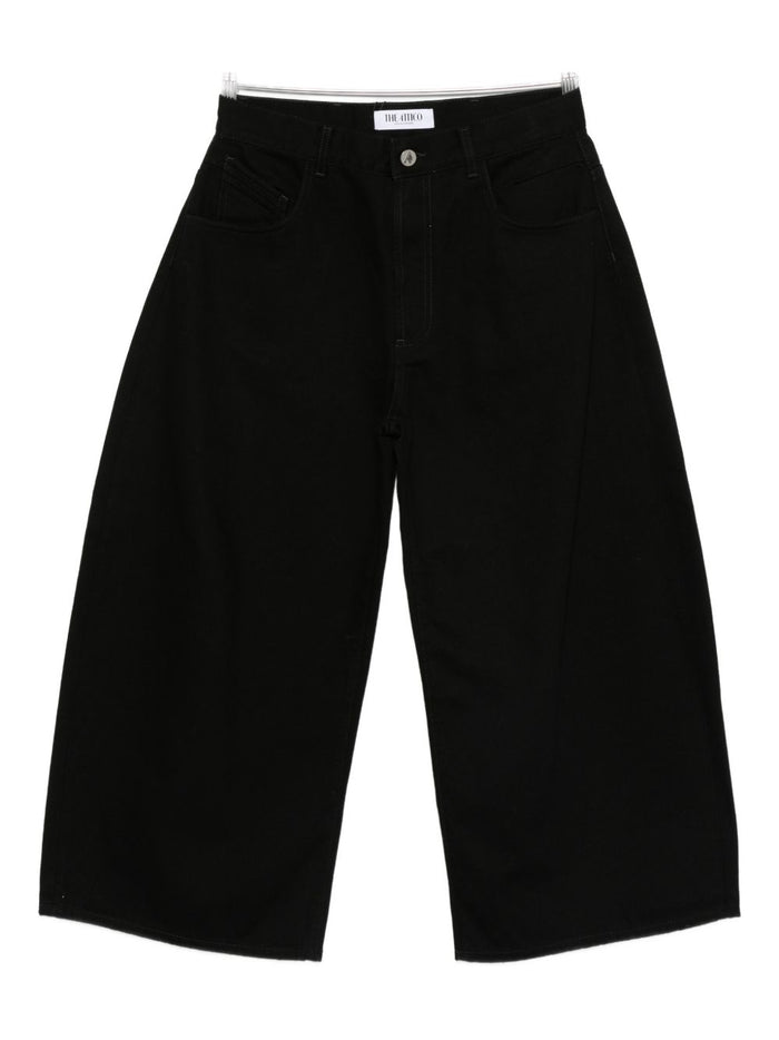 The Attico Jeans Black Cotton