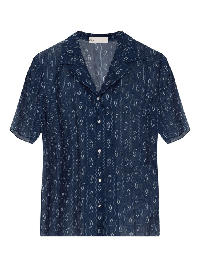 Tory Burch Shirts Blue Cotton