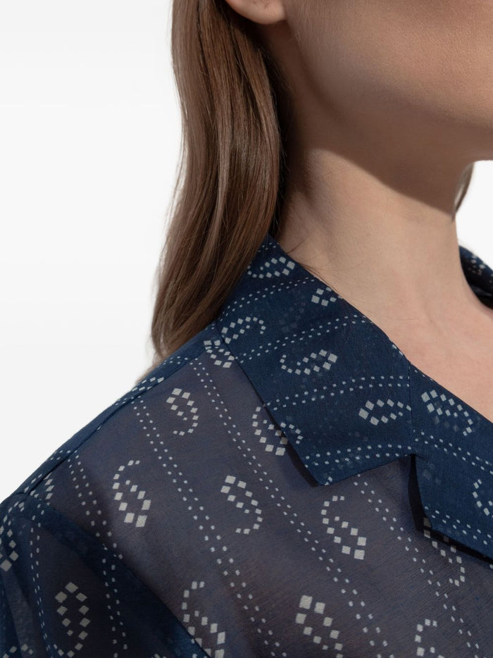 Tory Burch Shirts Blue Cotton