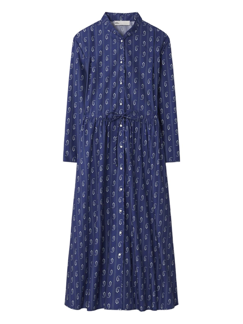 Tory Burch Dresses Blue Cotton; Exclusive Of Trim