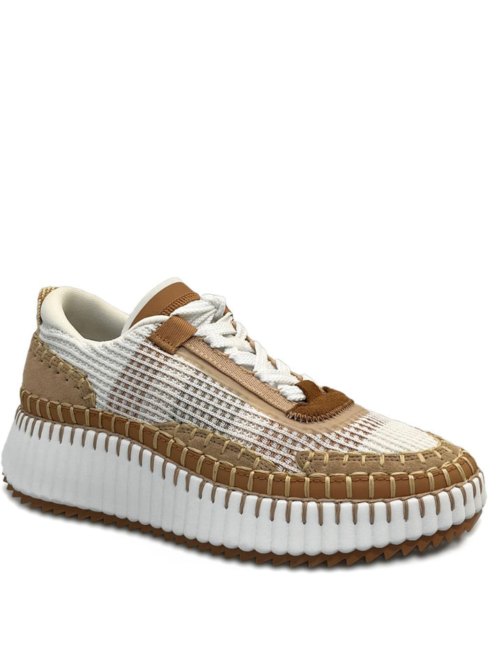 Chloè Sneakers Brown Polyester