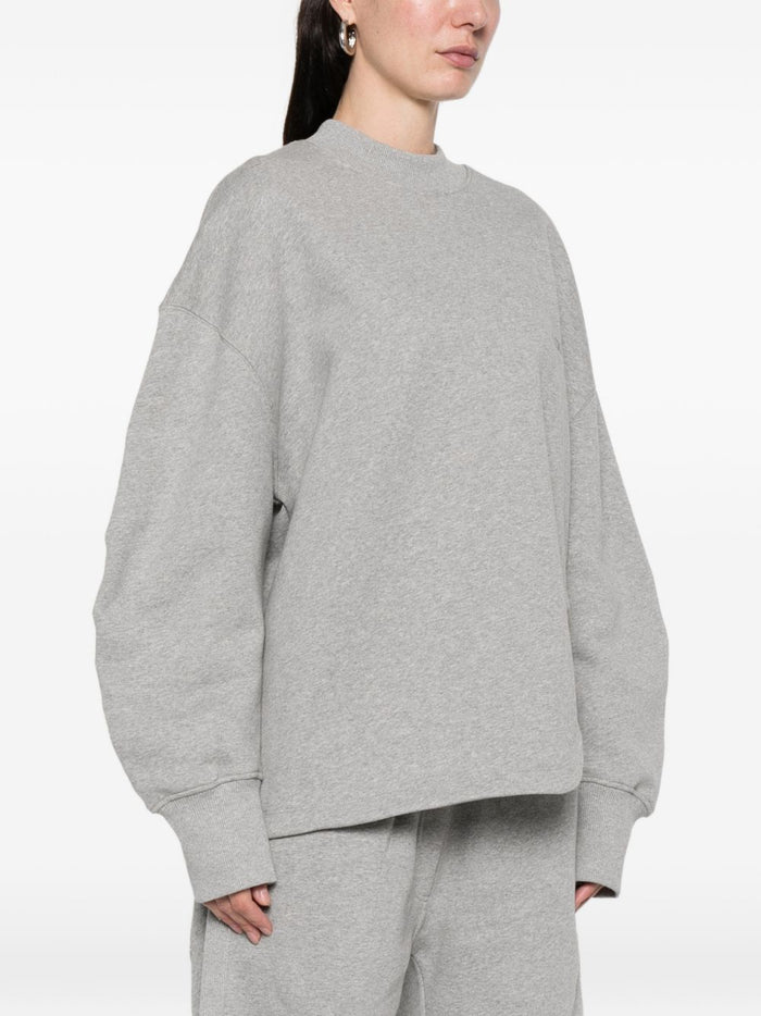 The Attico Sweaters Grey Cotton