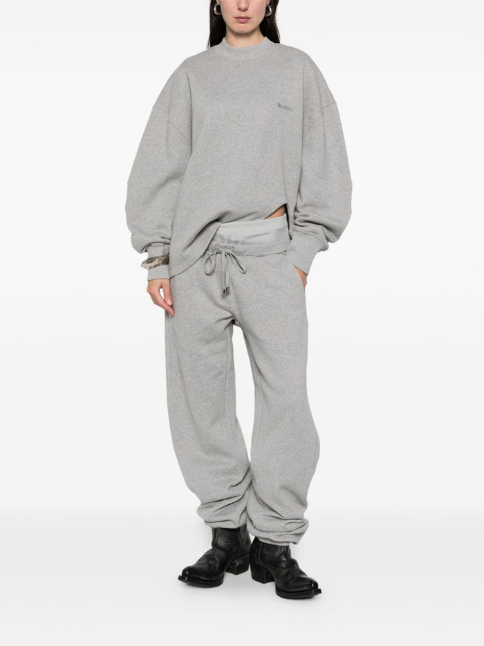 The Attico Sweaters Grey Cotton