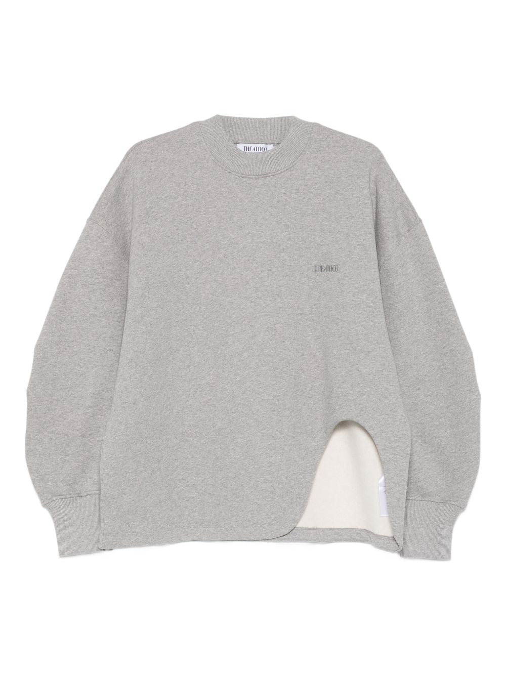 The Attico Sweaters Grey Cotton