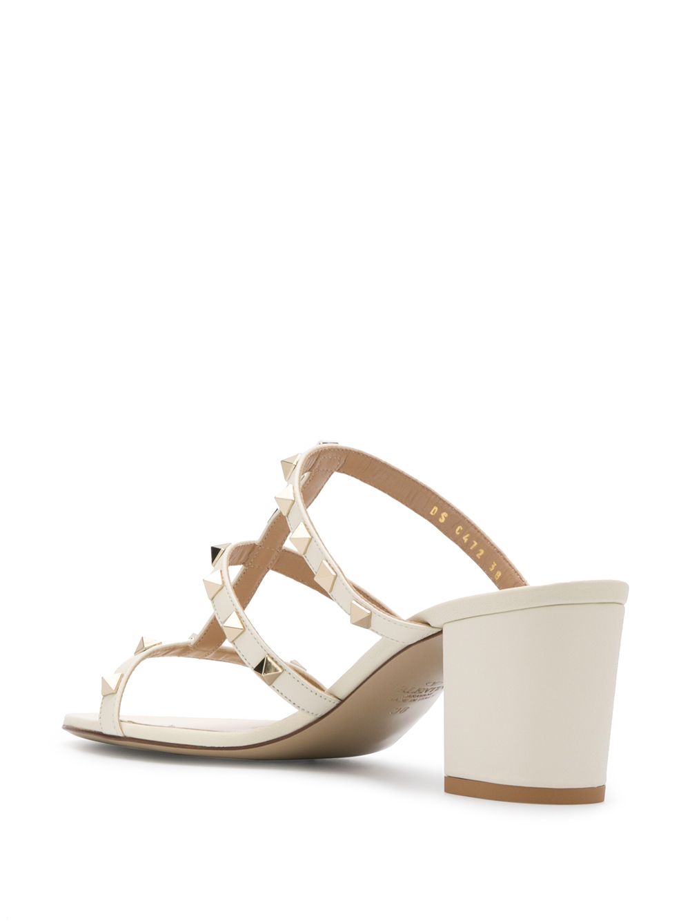 Valentino Garavani Sandals Ivory Calf Leather