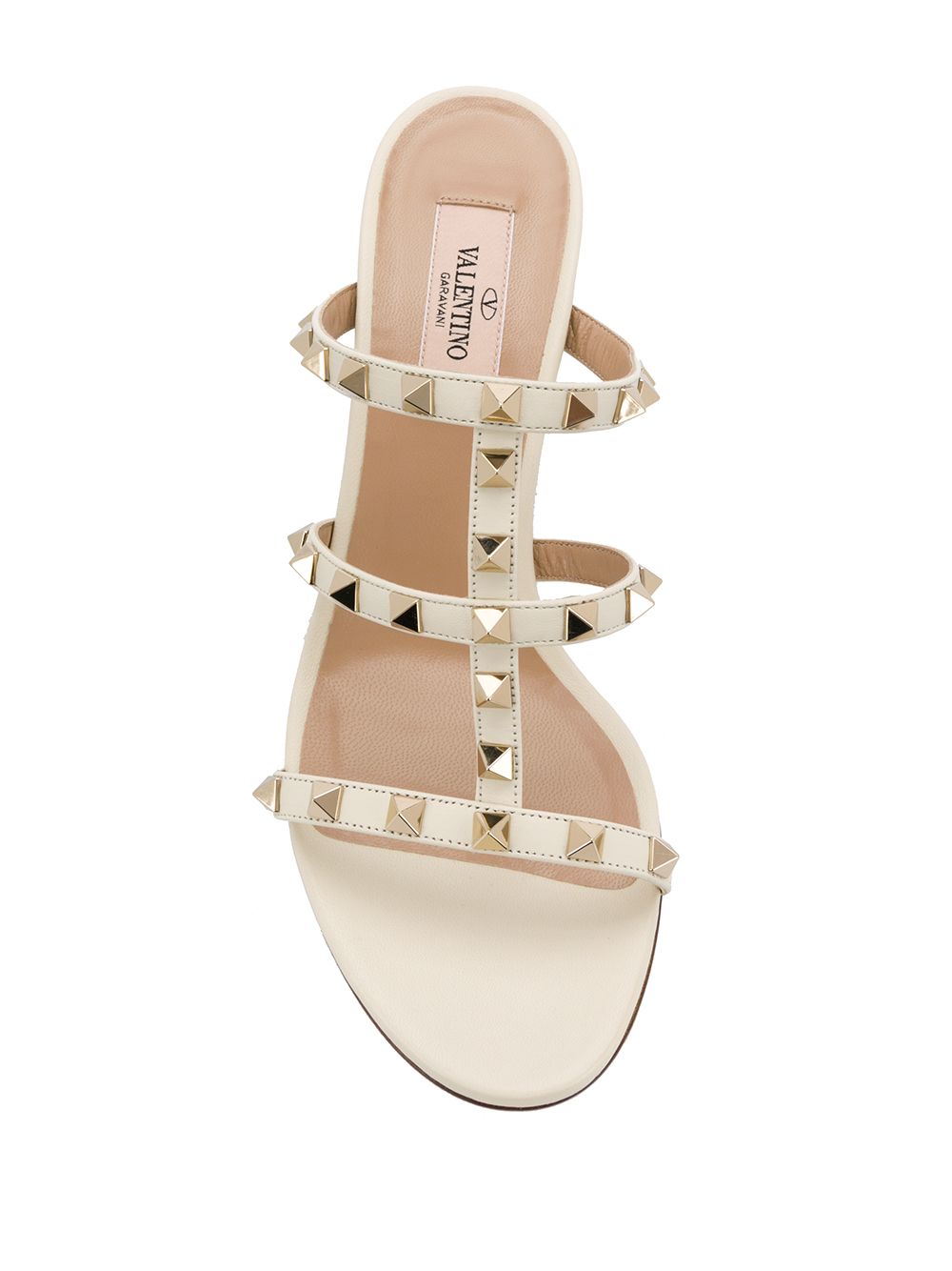 Valentino Garavani Sandals Ivory Calf Leather