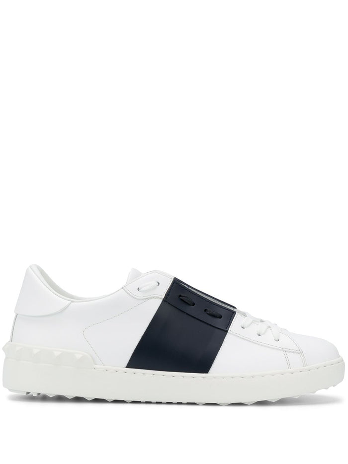 Valentino Garavani Sneakers Blue Calf Leather