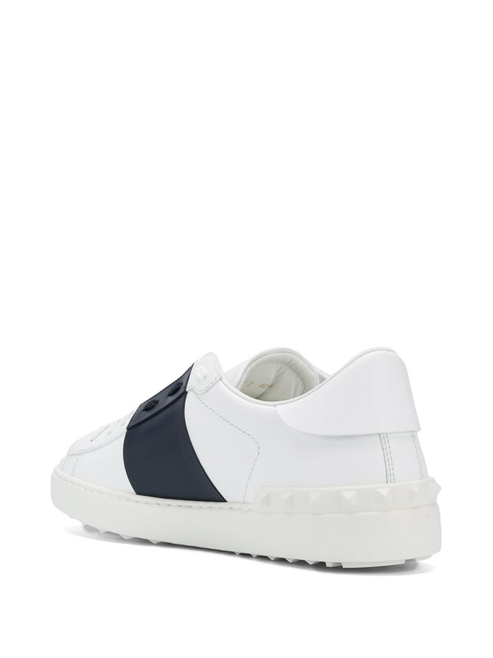 Valentino Garavani Sneakers Blue Calf Leather
