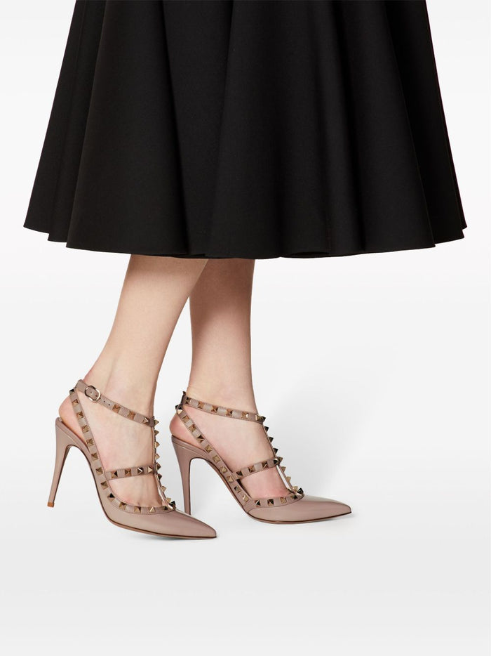Valentino Garavani With Heel Powder Calf Leather