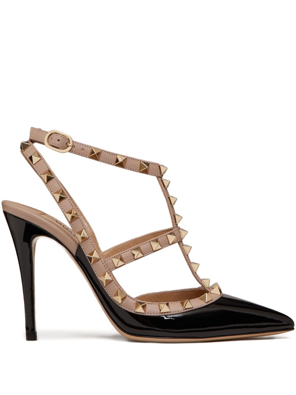 Valentino Garavani With Heel Black Calf Leather