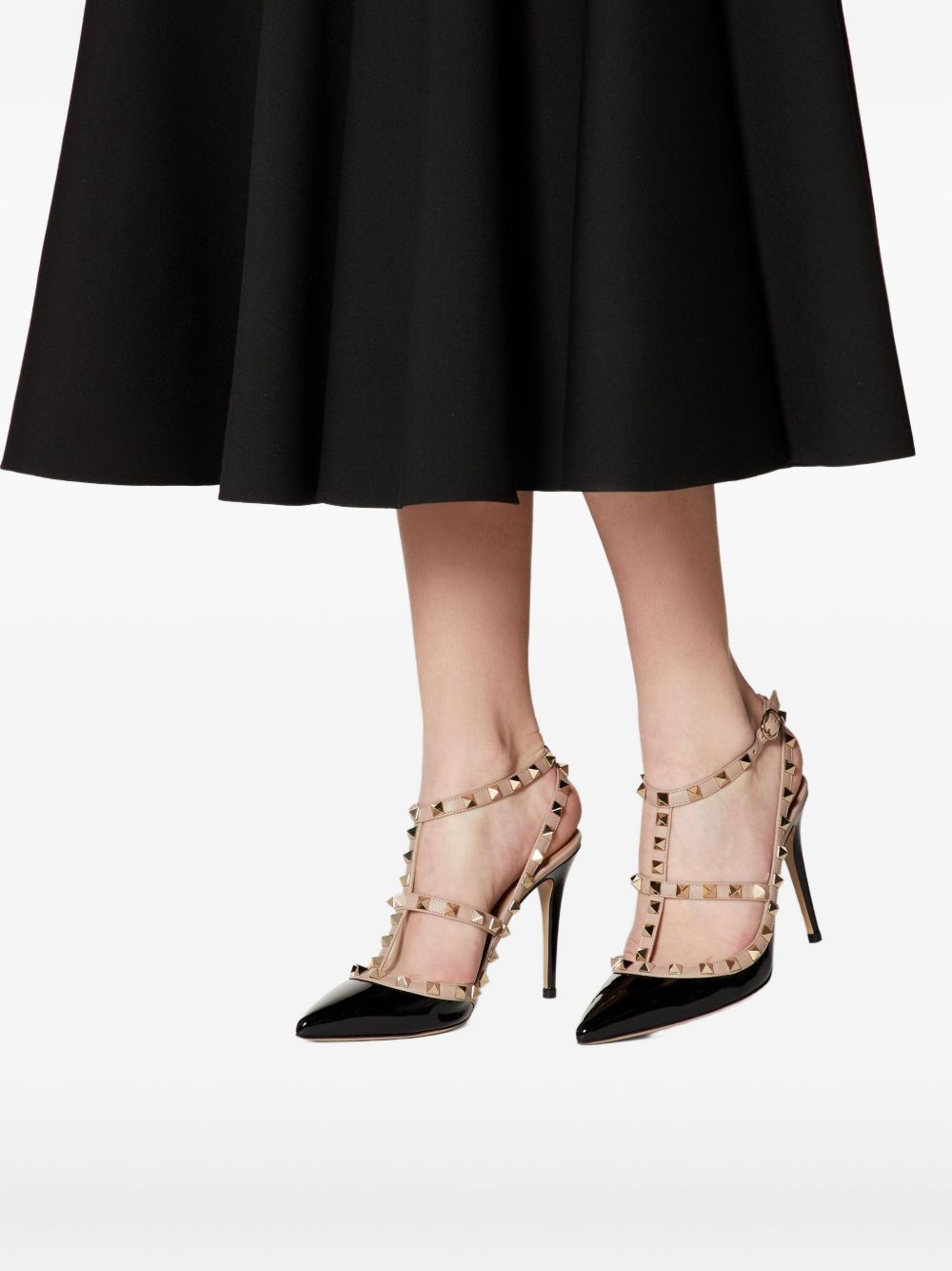 Valentino Garavani With Heel Black Calf Leather