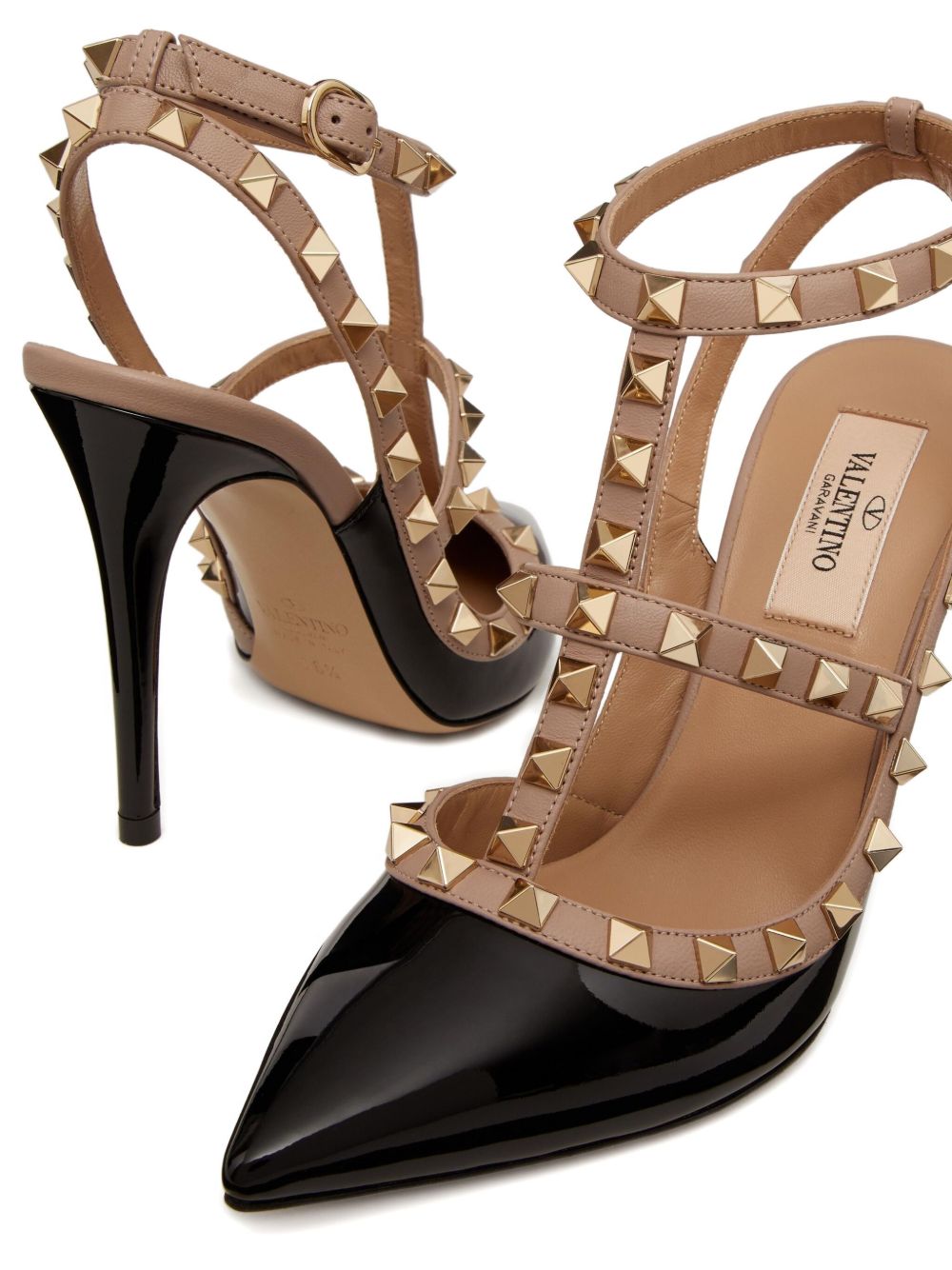 Valentino Garavani With Heel Black Calf Leather