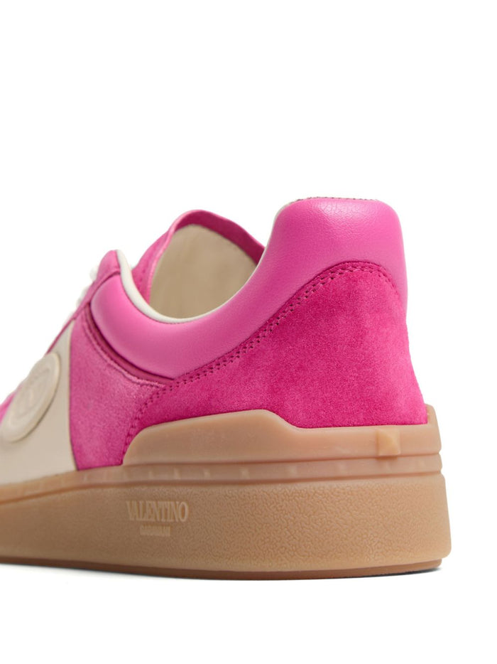Valentino Garavani Sneakers Fuchsia Calf Leather