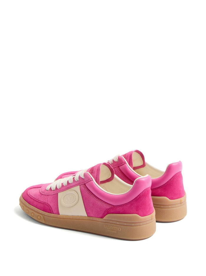 Valentino Garavani Sneakers Fuchsia Calf Leather