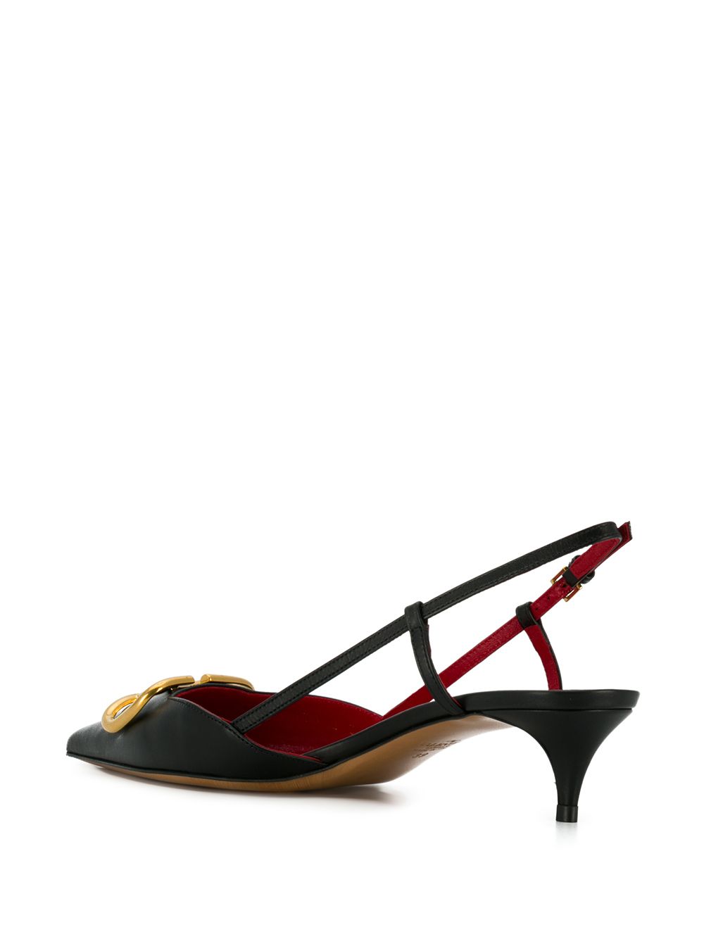 Valentino Garavani With Heel Black Calf Leather