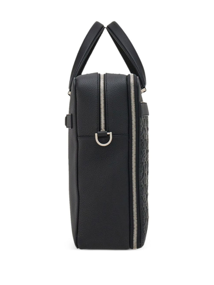 Ferragamo Bags Black Calf1leather Fabric