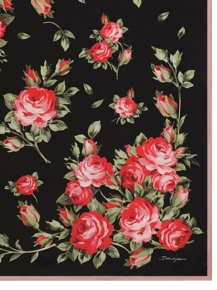 Dolce & Gabbana Scarfs Black Silk