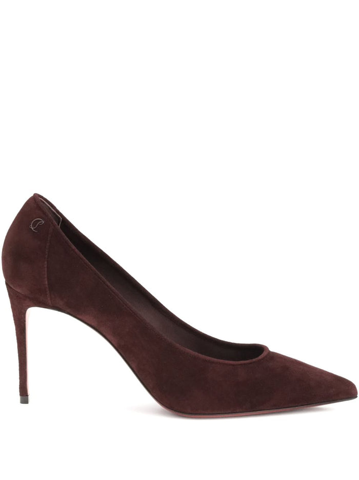 Christian Louboutin With Heel Brown Outer: Calf Suede
