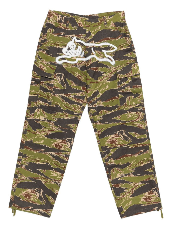 ICECREAM Trousers Brown Cotton