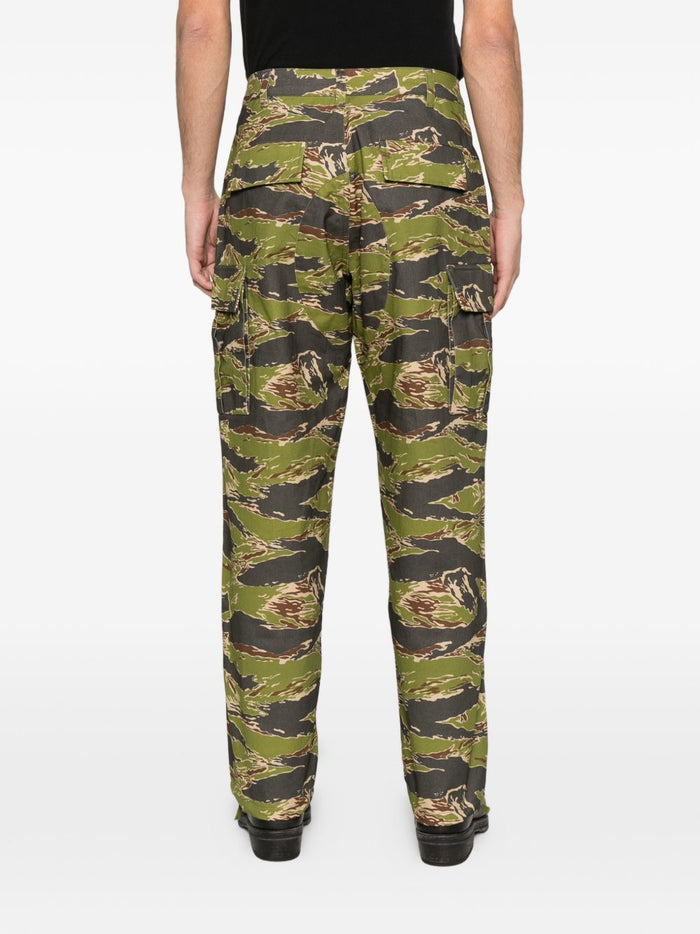 ICECREAM Trousers Brown Cotton