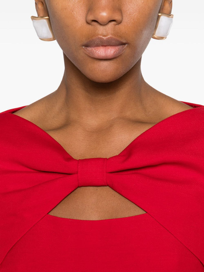 Valentino Dresses Red Fabric