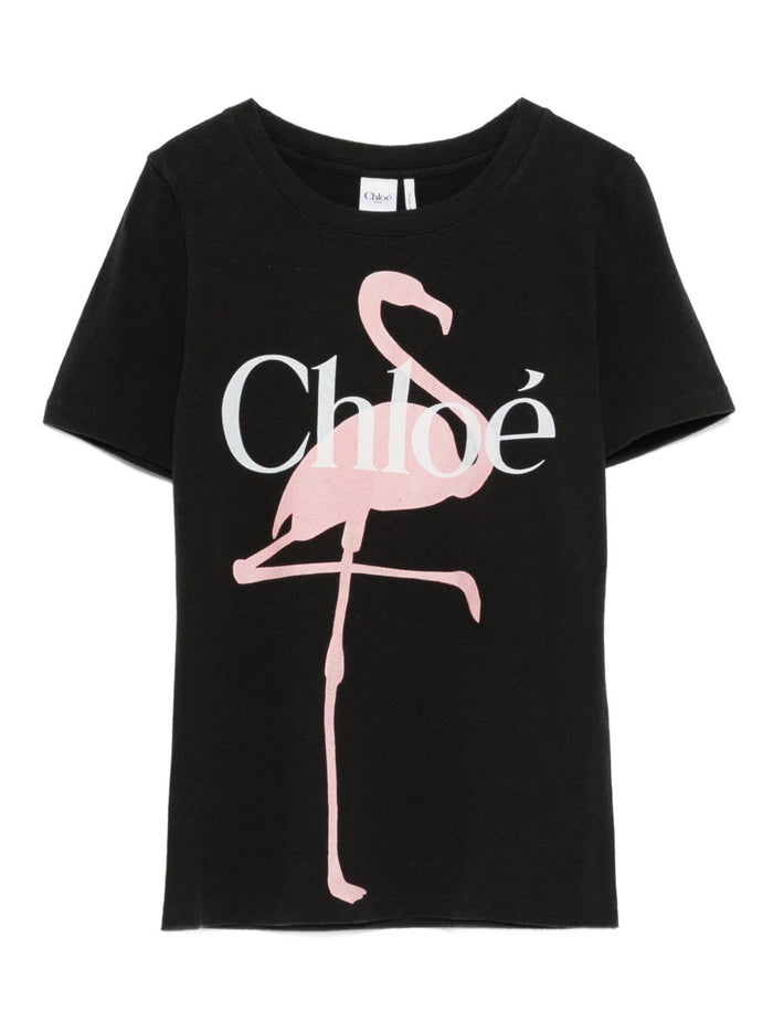Chloè T-shirts and Polos Black Cotton