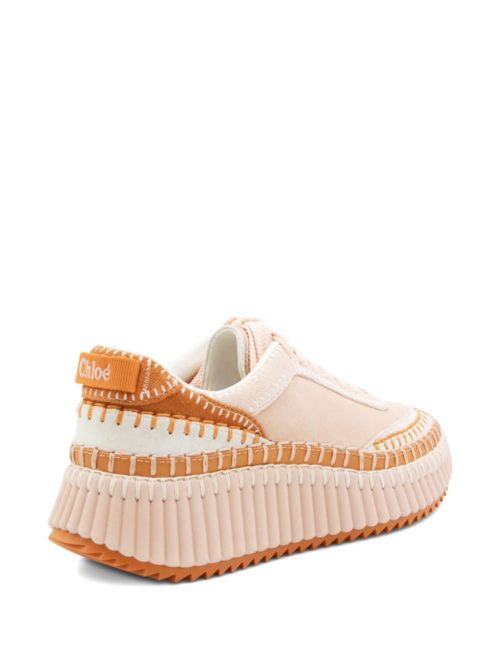 Chloè Sneakers Pink Linen ; Polyester