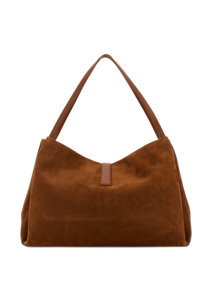 Ferragamo Bags Beige Calf Suede