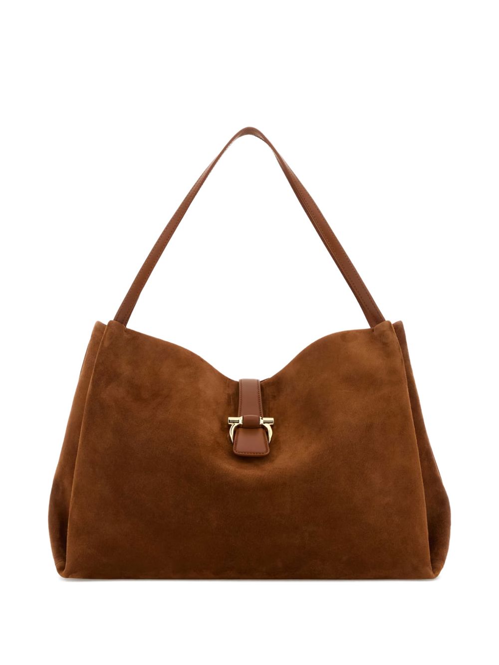Ferragamo Bags Beige Calf Suede