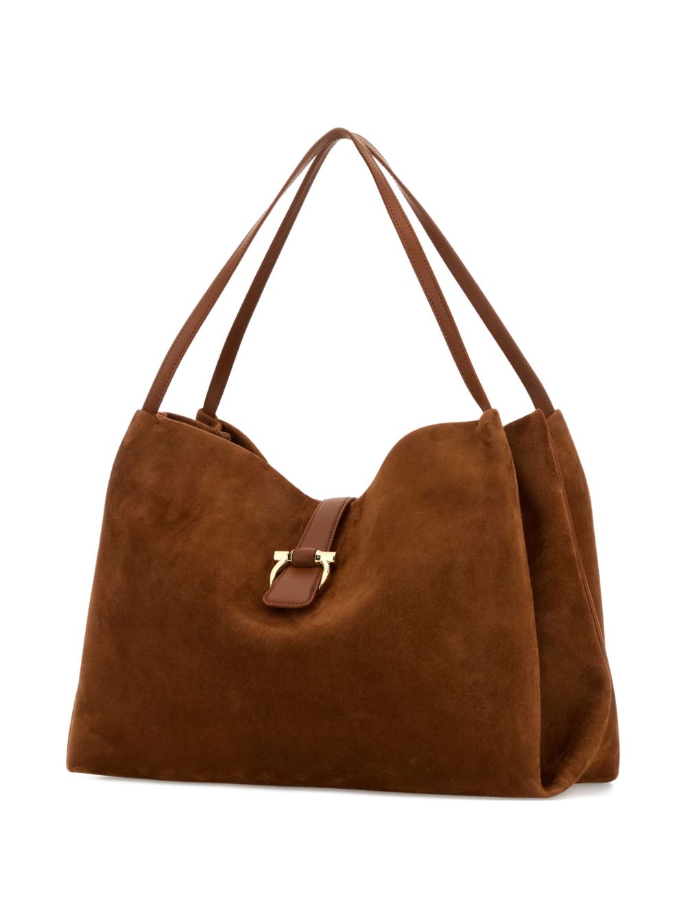 Ferragamo Bags Beige Calf Suede
