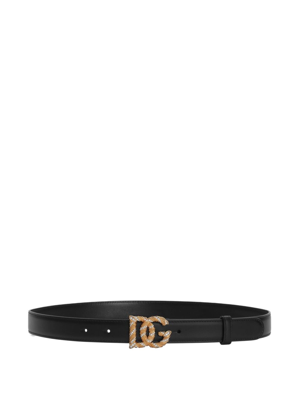 Dolce & Gabbana Belts Black Calfskin
