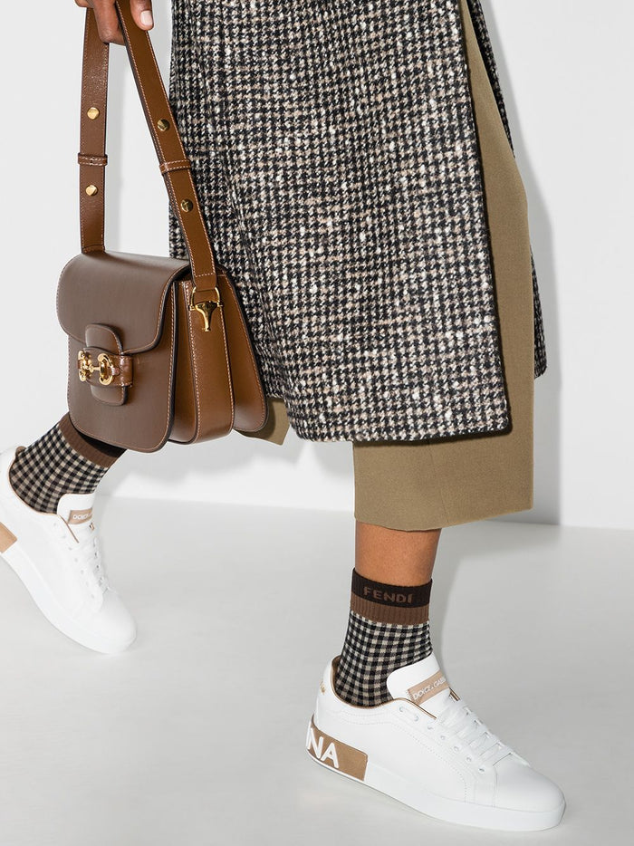 Dolce & Gabbana Sneakers Golden Leather