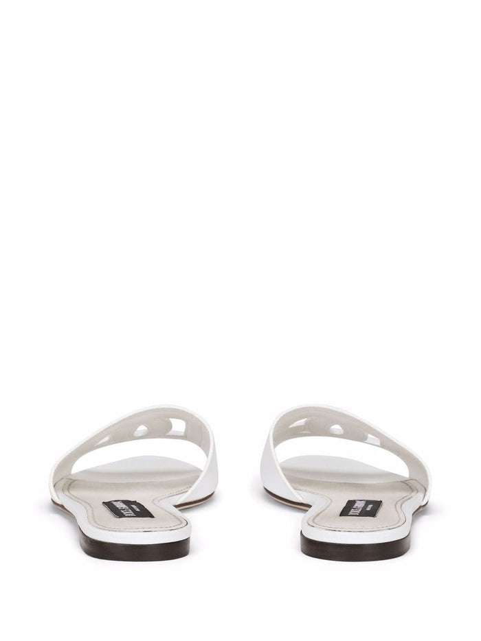 Dolce & Gabbana Sandals White Leather