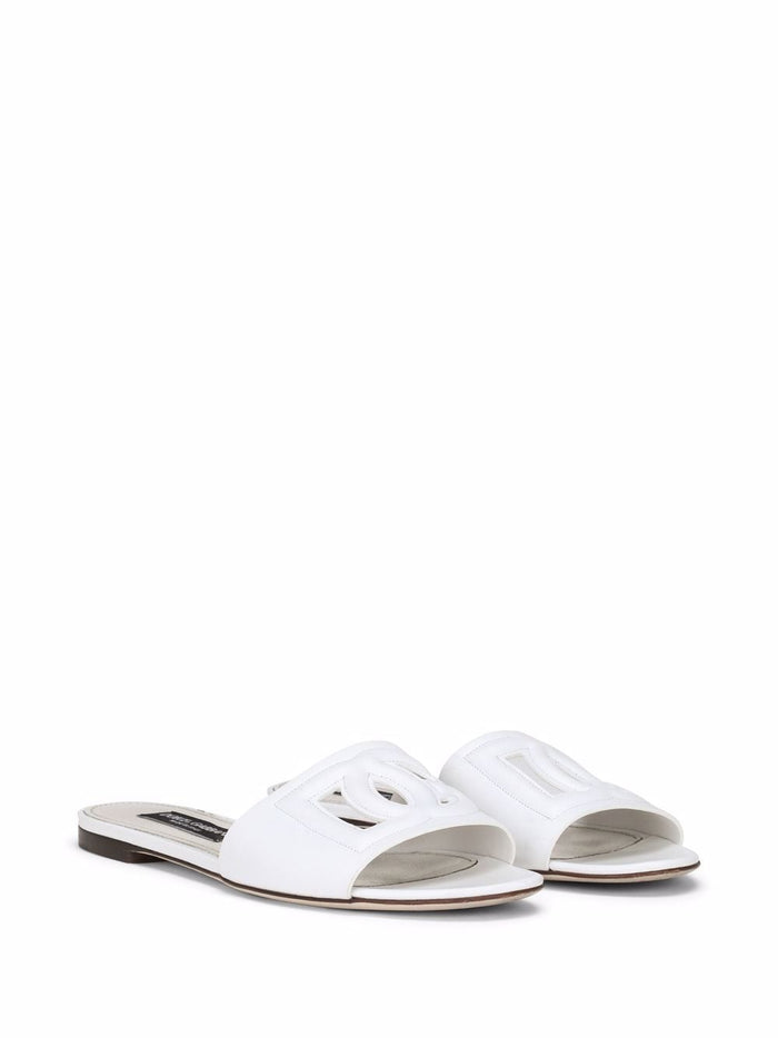 Dolce & Gabbana Sandals White Leather