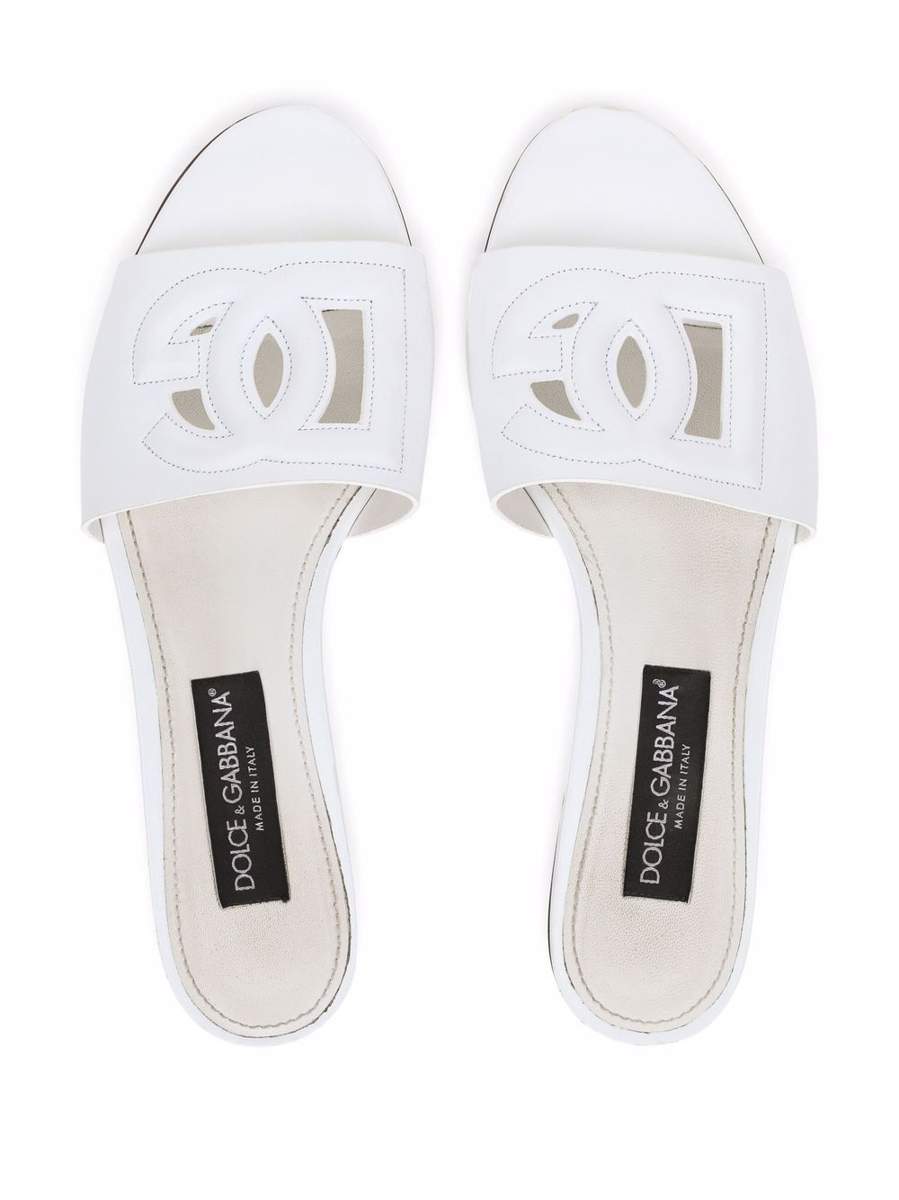 Dolce & Gabbana Sandals White Leather