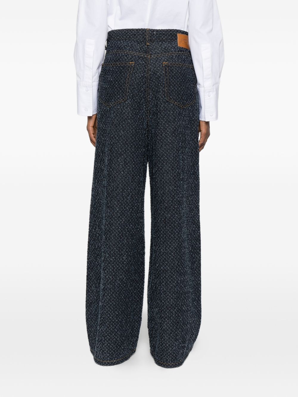 Ganni Jeans Blue Organic Cotton